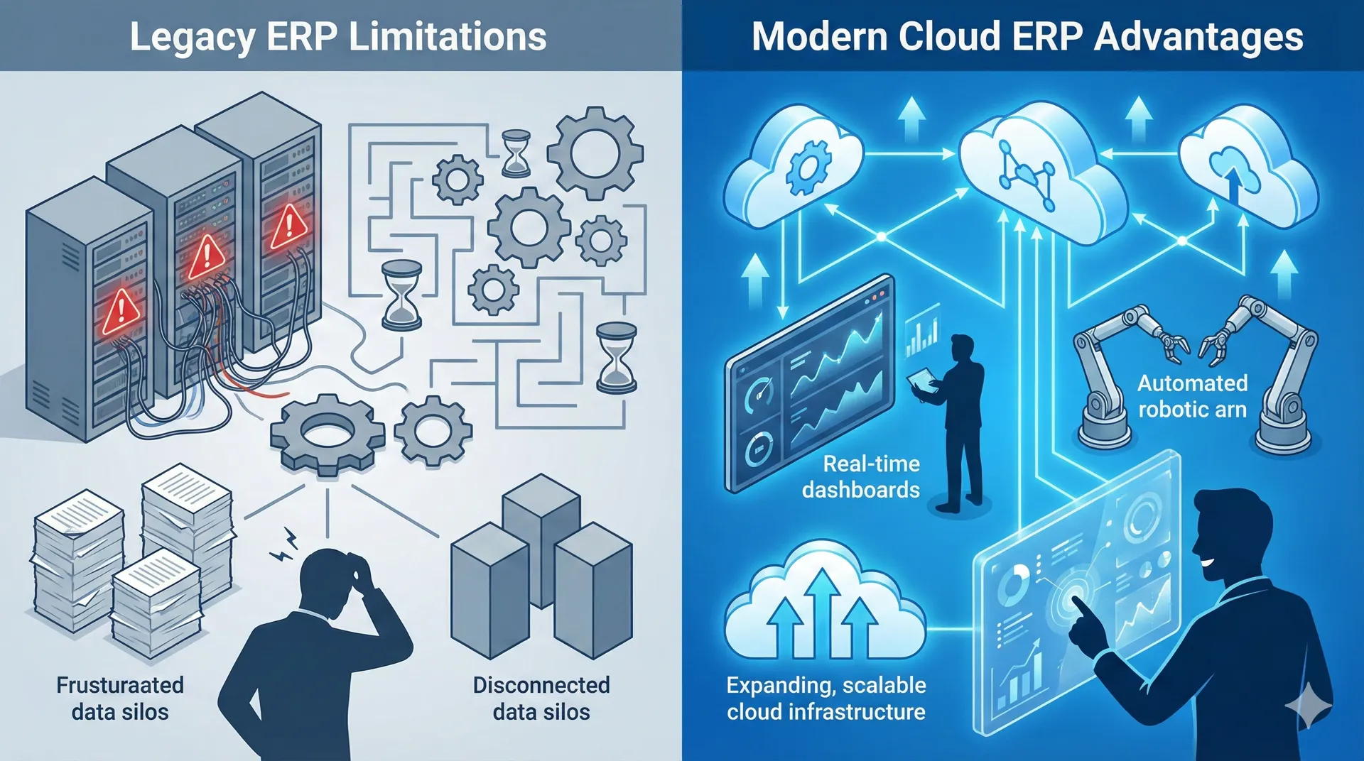 Dynamics 365 vs. Legacy ERP: A Strategic Comparison for Today's Businesses